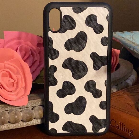 Cow Print IPhone XS 10 Max IPhone Case - Picture 3 of 7